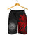 American Samoa Polynesian Shorts (Men) - Polynesian Turtle (Full Red) - Polynesian Pride