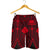 Samoa Polynesian Men's Shorts - Samoa Red Seal with Polynesian Tattoo - Polynesian Pride