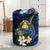 Nauru Polynesian Laundry Basket - Turtle With Plumeria Flowers One Style One Size Blue - Polynesian Pride