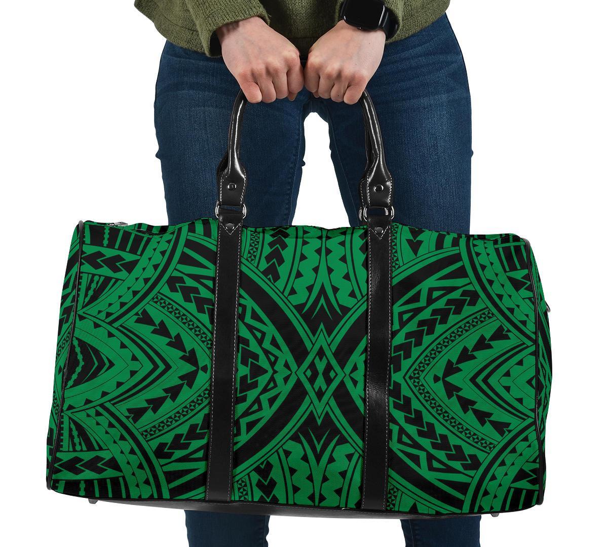 Polynesian Tradition Green Hawaii Travel Bag Travel Bag One size Green - Polynesian Pride