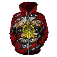 Aloha Turtle Polynesian Hoodie - Polynesian Pride