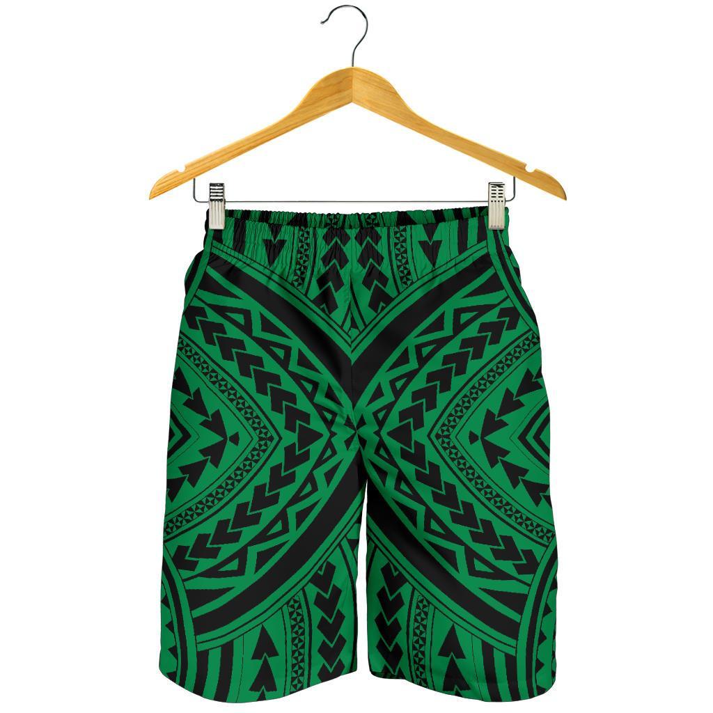 Polynesian Tradition Green Men's Short - Polynesian Pride
