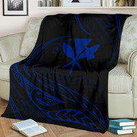Kanaka Premium Blanket - Blue - Frida Style - Polynesian Pride