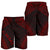 Northern Mariana Islands Men's Shorts - Polynesian Chief Red Version - Polynesian Pride