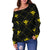 Kanaka Maoli Women's Off Shoulder Sweater Regal AH - Polynesian Pride