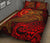 Chuuk Quilt Bed Set - Red Shark Polynesian Tattoo - Polynesian Pride