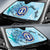 Northern Mariana Islands Auto Sun Shades - Custom Personalised Polynesian Turtle Under The Sea - Polynesian Pride