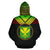 Hawaii Kanaka Maoli All Over Custom Hoodie Reggae Color - Polynesian Pride