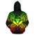 Polynesian Hawaii ll Over Hoodie Map Turtle Reggae - Polynesian Pride