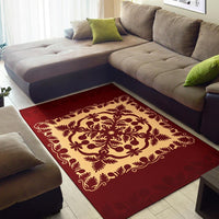 Hawaiian Quilt Royal Area Rug AH - Polynesian Pride