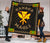 Kanaka Maoli Flag Polynesian Premium Quilt Gold - Love Style Gold - Polynesian Pride