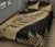 Paua Shell Maori Silver Fern Quilt Bed Set, Tan - Polynesian Pride