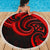 New Zealand Maori Mangopare Beach Blanket Polynesian - Red - Polynesian Pride