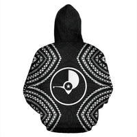 Yap Hoodie Micronesia Black Warrior Style - Polynesian Pride