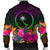 Chuuk Men's Bomber Jacket - Summer Hibiscus - Polynesian Pride