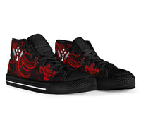 Kosrae High Top Shoes - Red Turtle - Polynesian Pride