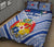 Mate Ma'a Tonga Rugby Quilt Bed Set Polynesian Creative Style - Blue - Polynesian Pride