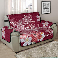 Hawaii Hula Girl Hibiscus Plumeria Sofa Protector - Ruin Style - AH - Polynesian Pride