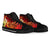 Samoa High Top Shoes - Tribal Tuna Fish - Polynesian Pride