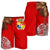 Tonga All Over Print Men's Shorts - Polynesian Palm Tree Flag - Polynesian Pride