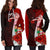 Fiji Polynesian Hoodie Dress - Coat Of Arm With Hibiscus - Polynesian Pride