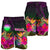 Nauru Personalised Men's Shorts - Summer Hibiscus Reggae - Polynesian Pride