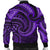 New Zealand Maori Mangopare Men Bomber Jacket Polynesian - Purple - Polynesian Pride