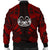 Marquesas Islands Men Bomber Jackets - Polynesian Tattoo Red - Polynesian Pride