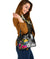 Nauru Shoulder Handbag - Turtle Plumeria Banana Leaf Crest - Polynesian Pride