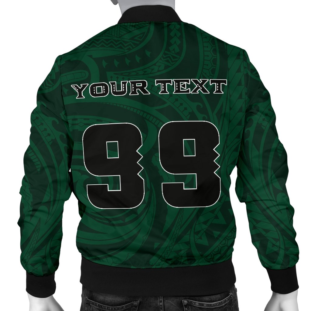 Kakau Hawaii Warrior Football Men's Bomber Jacket AH - Polynesian Pride
