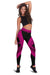 Turtle Polynesian Pink Leggings - Diamond Style - Polynesian Pride