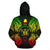 Niue Polynesian ll Over Hoodie Map Reggae - Polynesian Pride