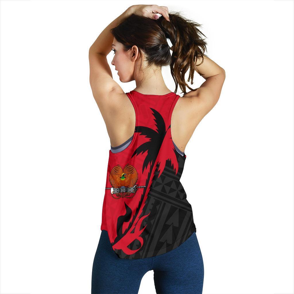 Kanaka Kings Coconut Tree Women Racerback Tank K4 - Polynesian Pride