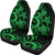 New Caledonia Car Seat Covers - Green Tentacle Turtle - Polynesian Pride