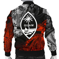 Guam Polynesian Men's Bomber - Vintage Polynesian - Polynesian Pride