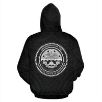 Federated States of Micronesia Zip up Hoodie Micronesian Warrior - Polynesian Pride