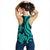 New Caledonia Women's Racerback Tank - Turquoise Tentacle Turtle - Polynesian Pride