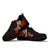 Tuvalu Polynesian Sneakers - Coat Of Arm With Hibiscus - Polynesian Pride