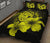 Hawaiian Map Turtle Hibiscus Polynesian Quilt Bedding Set - Yellow - Polynesian Pride