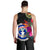 Northern Mariana Islands Men's Tank Top - Saipan Hibiscus Polynesian Pattern - Polynesian Pride