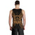 Tuvalu Polynesian Men Tank Top Map Gold - Polynesian Pride