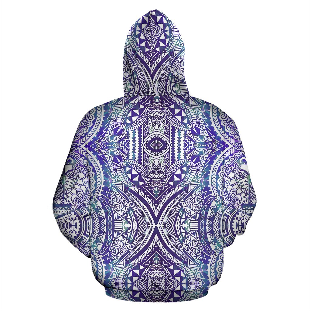 Polynesian Zip up Hoodie Tribal 02 - Polynesian Pride