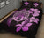 Hawaiian Kanaka Hibiscus Plumeria Mix Polynesian Turtle Quilt Bed Set Pink AH - Polynesian Pride