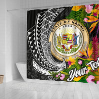 Hawaii Shower Curtains - Custom Personalised Seal Spiral Polynesian Patterns - Polynesian Pride
