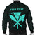 Hawaii Kakau Polynesian Kanaka Map Personalized Men's Bomber Jacket - Turquoise - Polynesian Pride