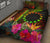 Cook Islands Polynesian Personalised Quilt Bed Set - Hibiscus and Banana Leaves - Polynesian Pride