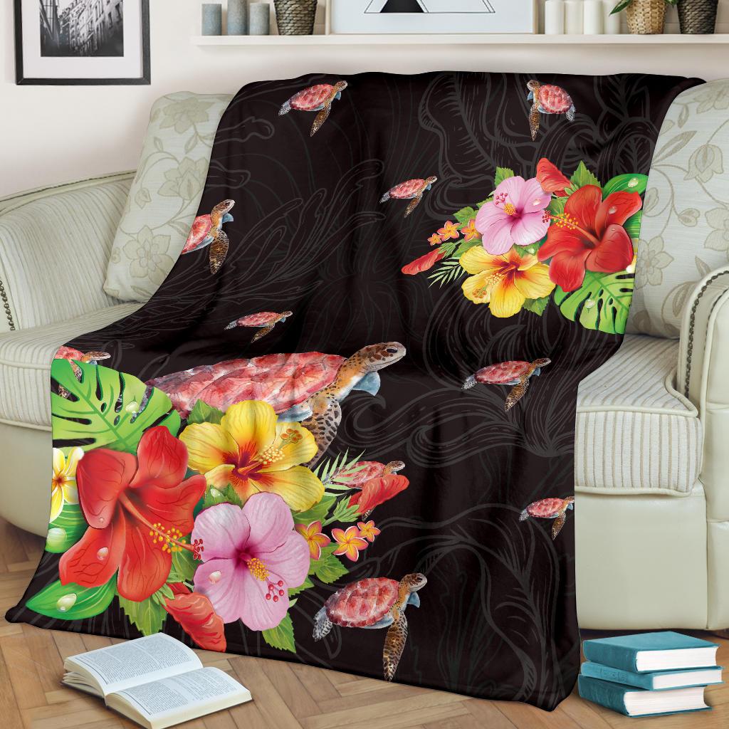 Ocean Turtle Premium Blanket - Polynesian Pride