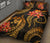 Tonga Polynesian Quilt Bed Set - Gold Plumeria - Polynesian Pride