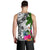 New Caledonia Custom Personalised Men's Tank Top White - Turtle Plumeria Banana Leaf Crest - Polynesian Pride