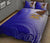 American Samoa Polynesian Quilt Bed Set - Bald Eagle (Blue) - Polynesian Pride